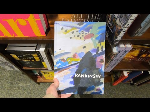 VASILY KANDINSKY BOOK BY HELMUT FRIEDEL ART BOOK CLOSE UP AND INSIDE LOOK