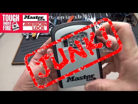 (642) Master Lock Combo Box - EZPZ to Open! (JUNK!)