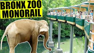 Bronx Zoo Monorail (Bengali Express Wild Asia Monorail Ride) POV