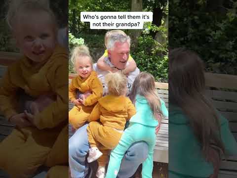Grandpa’s for the win!🥰#grandparents #grandkids #grandpa #love #foryour #usa🇺🇸 #family