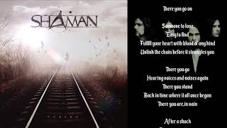 Shaman - Trail Of Tears - Lyric Video