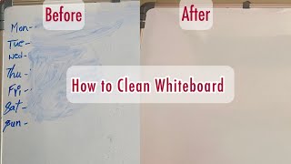 Whiteboard Cleaning | How to Clean Whiteboard at Home | Simple and Easy Way to Clean Whiteboard