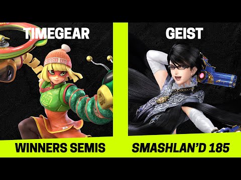 SmashLAN'd 185 Winners Semis - TimeGear (Min Min) vs Geist (Bayonetta) - SSBU Tournament