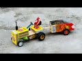 How To Make A Mini Matchbox Tractor With Trolley At Home