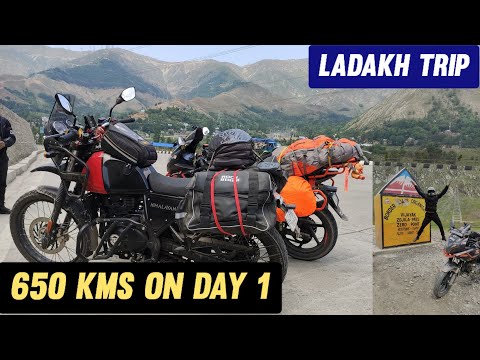 Fastest ride - 650 Kms in a Single Day , Episode 1 - Leh 2022