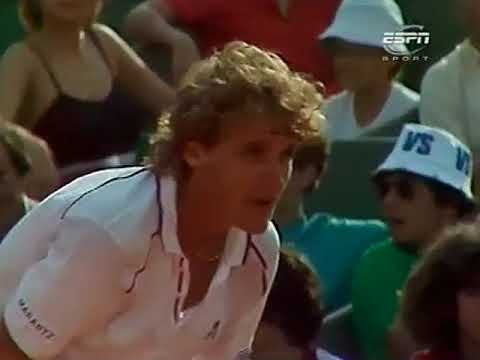 Mats Wilander v Guillermo Vilas French Open 1982 Final