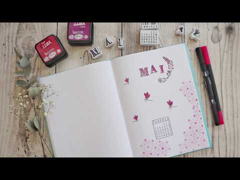 vidéo créabujo page de garde mois de mai