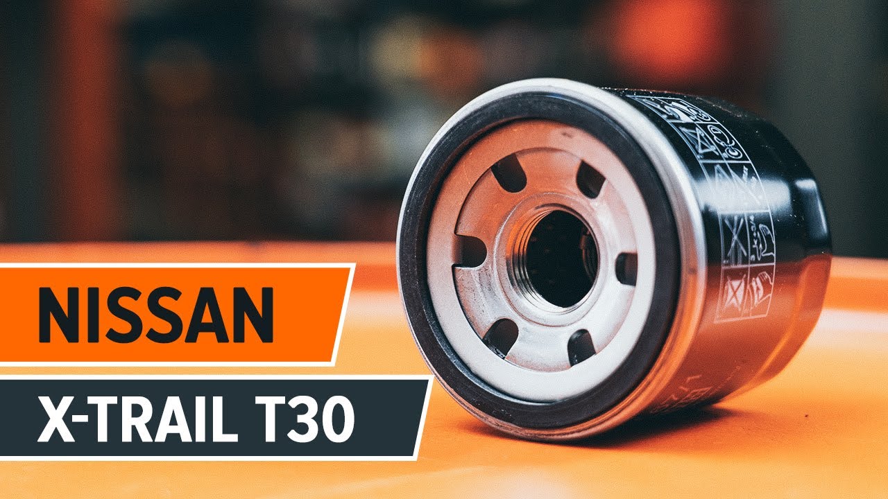Byta motorolja och filter på Nissan X Trail T30 bensin – utbytesguide