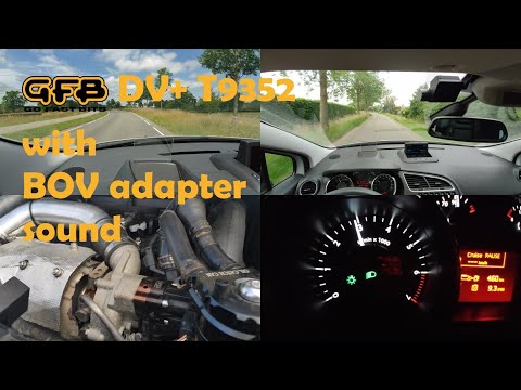 1.6 THP GFB DV+ T9352 with BOV adapter sound 🔊