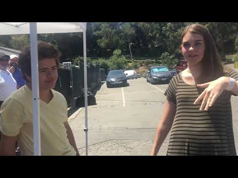 Gaten sings Neverending Story with Lucky Fan (Katie)