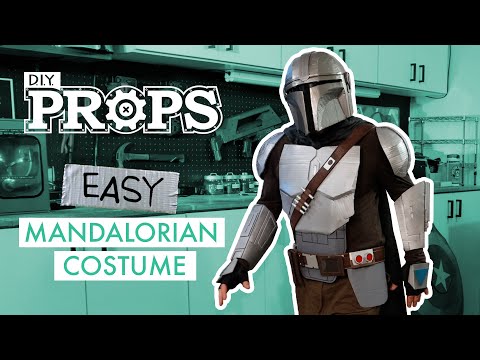 Easy DIY Cardboard MANDALORIAN Suit + Armor | FREE TEMPLATES