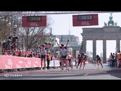 GENERALI BERLINER HALBMARATHON 2019 Zieleinläufe Inlineskating