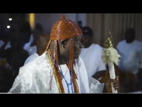 Installation of Chief Otumba as Kiniun Onile O’ Odua of Yoruba land by Ooni Of Ife. #youtube #fps