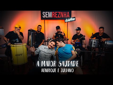 A Maior Saudade (Henrique e Juliano) - Sem Reznha Acústico (PAGONEJO COVER)