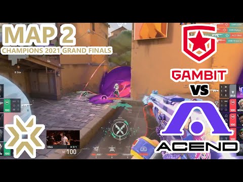 Gambit Esports VS ACEND Map 2 - Highlights - VALORANT Champions 2021 GRAND FINALS
