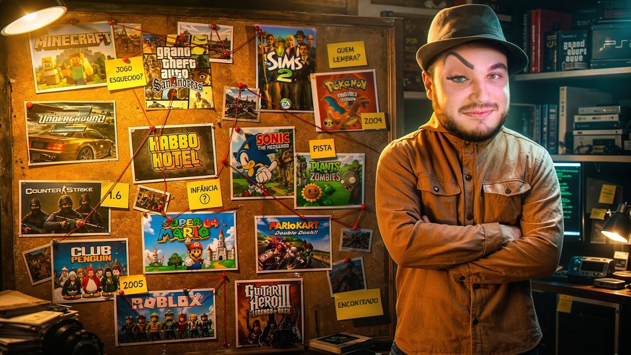 Ordetective encontra jogos PERDIDOS da INFÂNCIA dos inscritos - O retorno