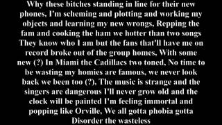 Jarren Benton- Atychiphobia Lyrics