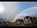 Красота. Двойная радуга. Редкое необычное явление. Double Rainbow 