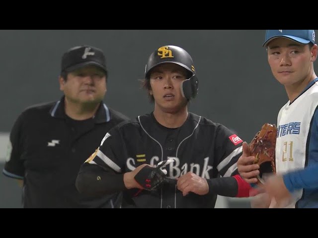 【5回表】本日猛打賞!! ホークス・今宮健太 ダメ押しのタイムリーヒット!! 2022年4月24日 北海道日本ハムファイターズ 対 福岡ソフトバンクホークス