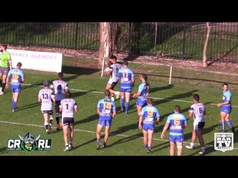 2017 Canberra RL Round 6 First Grade Highlights  West Belconnen Warriors vs Belconnen United Sharks