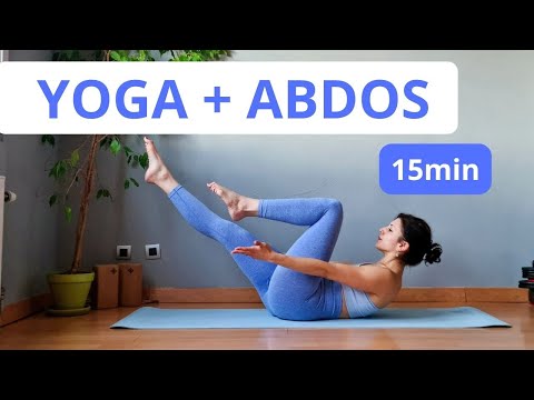 15 minutes for abs & a flat stomach - Yoga Workout