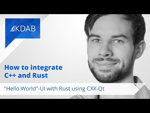 Mixing C++ and Rust - "Hello World"-UI with Rust Using CXX-Qt