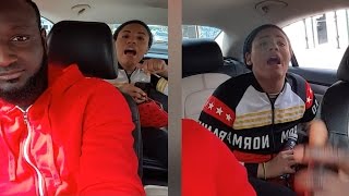 WOMAN GOES PSYCHO ON UBER DRIVER