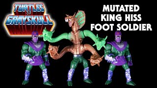 Turtles of Grayskull Deluxe Mutated King Hiss as Foot Soldier Action Figure Review