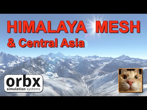 NEW Himalaya Mesh from ORBX for Microsoft Flight Simulator