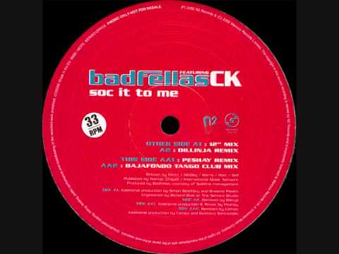 Badfellas Feat CK - Soc It To Me (Dillinja Remix) 2002 12" Vinyl