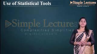 9 1 Use of Statistical Tools