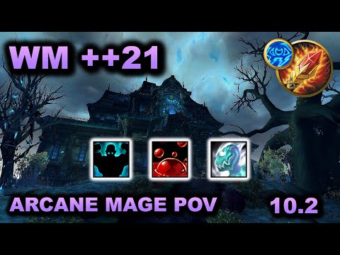 Arcane Mage PoV 10.2 Dragonflight Season 3 - Waycrest Manor ++21 Fortified