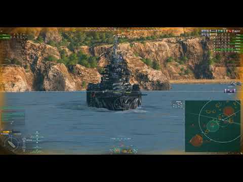 Tier 8 Roma Engages Supertest Tier 10 BB France - World of Warships 01 23 2018