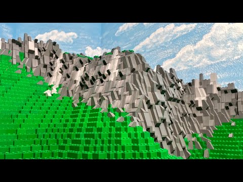 Jetzt geht's los! Felswand am Berg - Bau einer Lego Stadt Teil 226.