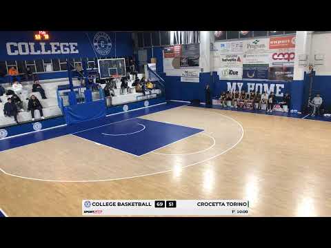 U19 ecc. College basketball vs Don bosco Crocetta Torino