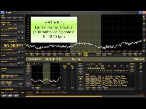 90.2 HRT-HR 1, Croatia (100 watts) received via Sporadic E in Ireland