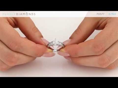Diamond Ring PD577: 0.76ct - Purely Diamonds