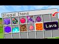 I Collected Every ILLEGAL ITEM In Minecraft! (Bedrock Edition)