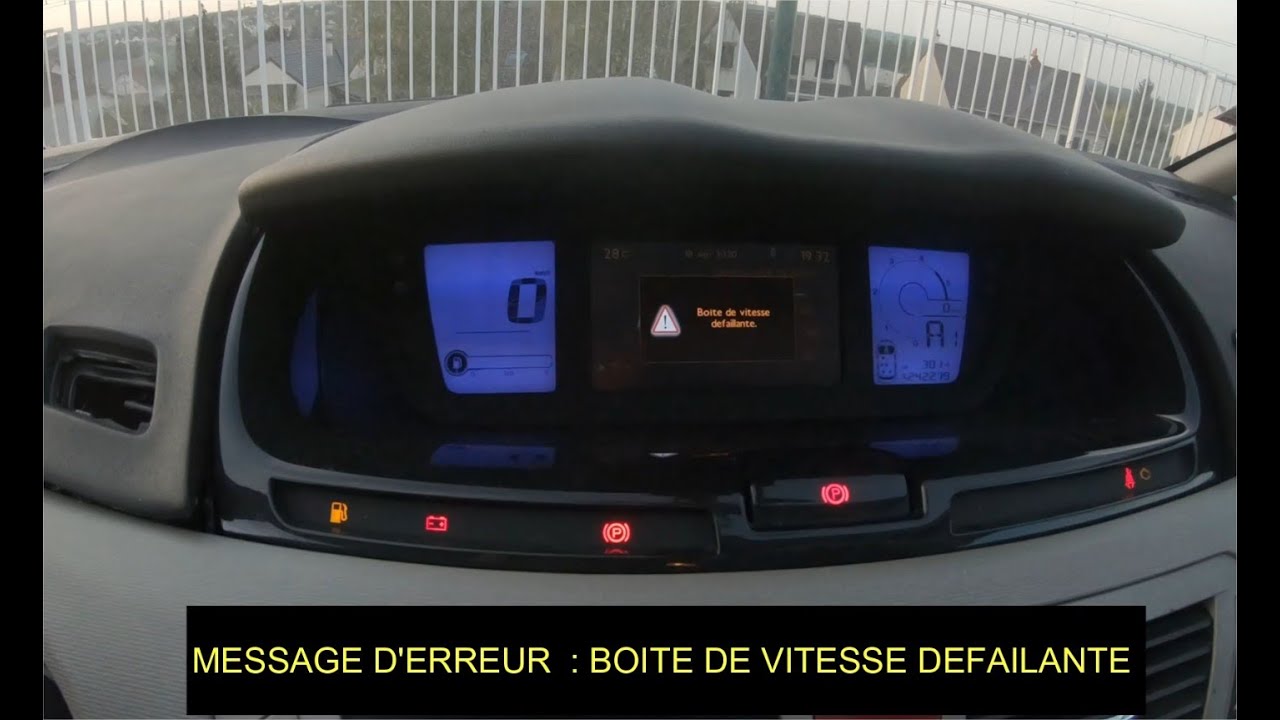 BOITE DE VITESSE DEFAILLANTE Changer levier de vitesse C4 Picasso
