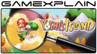 Yoshi's Island 3DS - Gameplay Analysis (Secrets & Hidden Details)