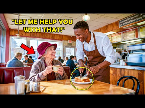 Poor Waiter Helps a Quiet Old Woman Every Morning, Until One Day, Her Lawyers Arrive to Find Him