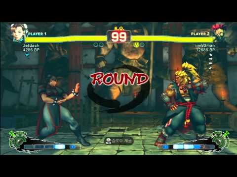 SSF4 Rank Match  Jetdash (CH)  vs  iim83man (GO)