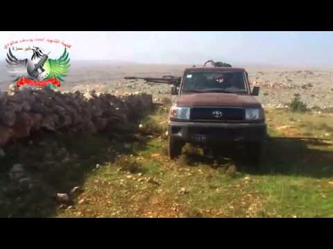 استهداف قوات النظام برشاش 23 من قبل كتائب الفاروق في الشيخ سليمان في محافظة حلب