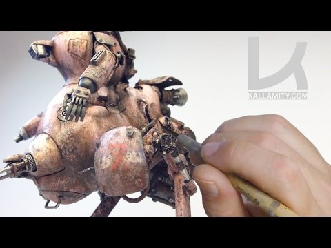 Kallamity "KIWI" Ma.K painting and weathering techniques W.I.P. Part.1