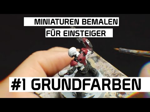 Tutorial: Miniaturen bemalen für Anfänger #1 | Grundfarben | How to paint |  DICED