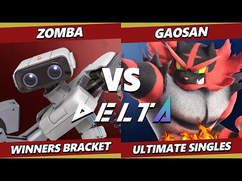 Delta 4 - Zomba (ROB) Vs. GAOSAN (Incineroar) Smash Ultimate - SSBU