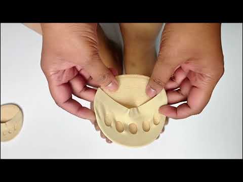 Cotton 5 Toe Forefoot Metatarsal Cushion Pads video thumbnail
