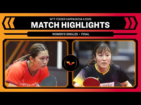 Hitomi Sato vs Asuka Sasao | WS Final | WTT Feeder Cappadocia II 2025