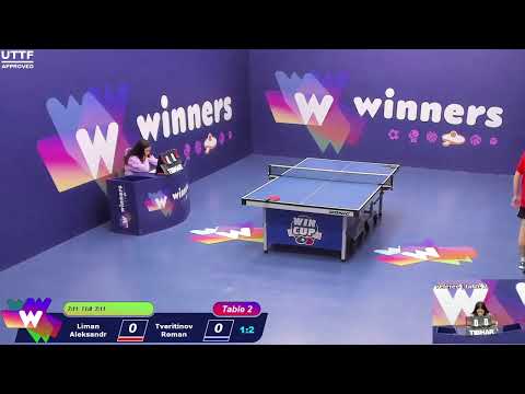 WINners CUP table 2  21.11 Liman Aleksandr - Tveritinov Roman 18:30