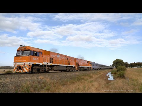 2TA8 Great Southern Passenger Train Departs Inverleigh (22/12/2021) - PoathTV Australian Railways